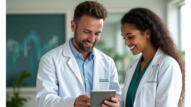 Two wellness experts collaborating on a personalized health plan